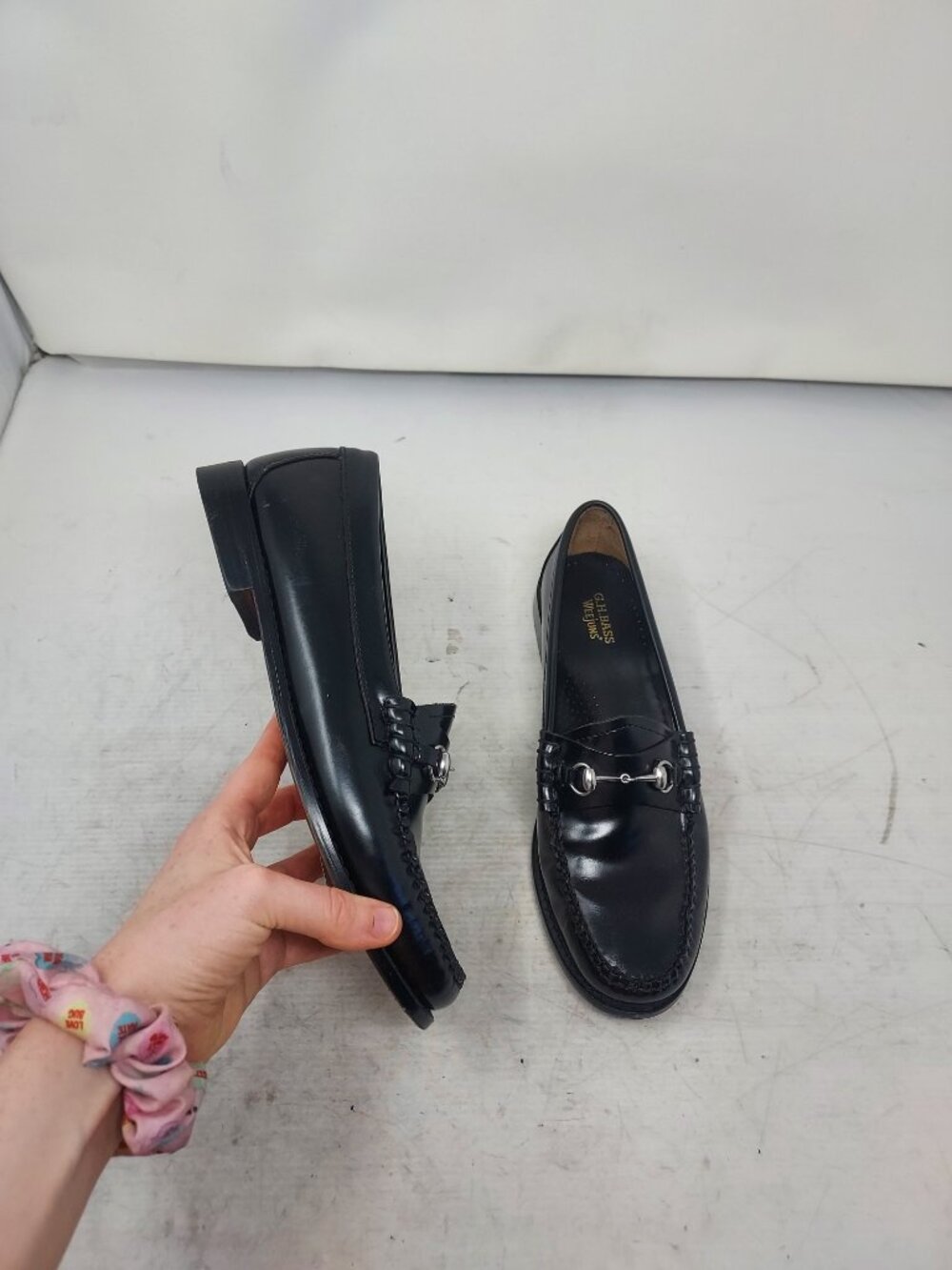 G.H.BASS WOMENS Lianna Bit Easy Weejuns Black Loafer - Picture 3 of 10